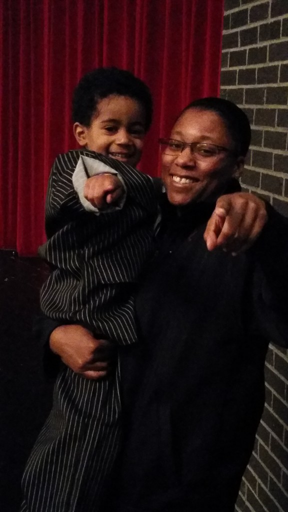 Britney and Bryce at the School Production