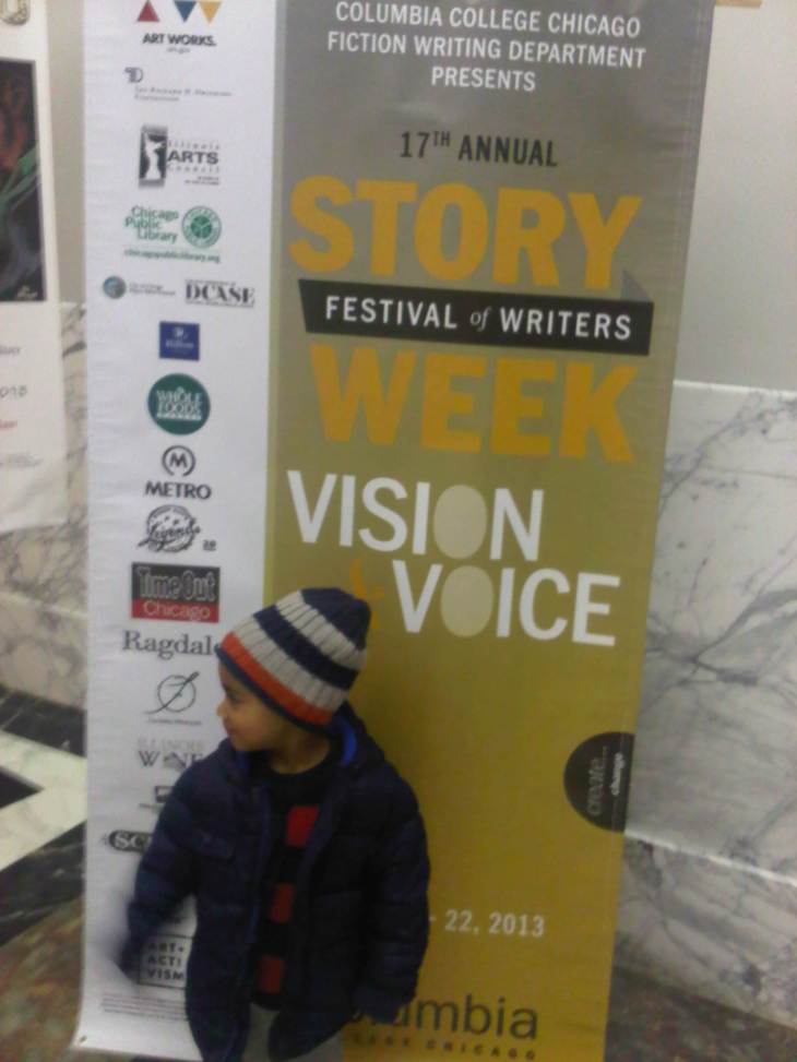 At HWLC for Story Week